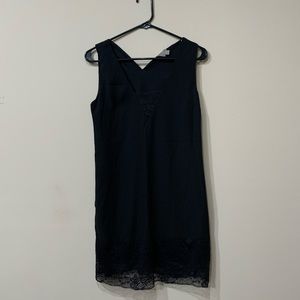 Asos lace detailed slip dress